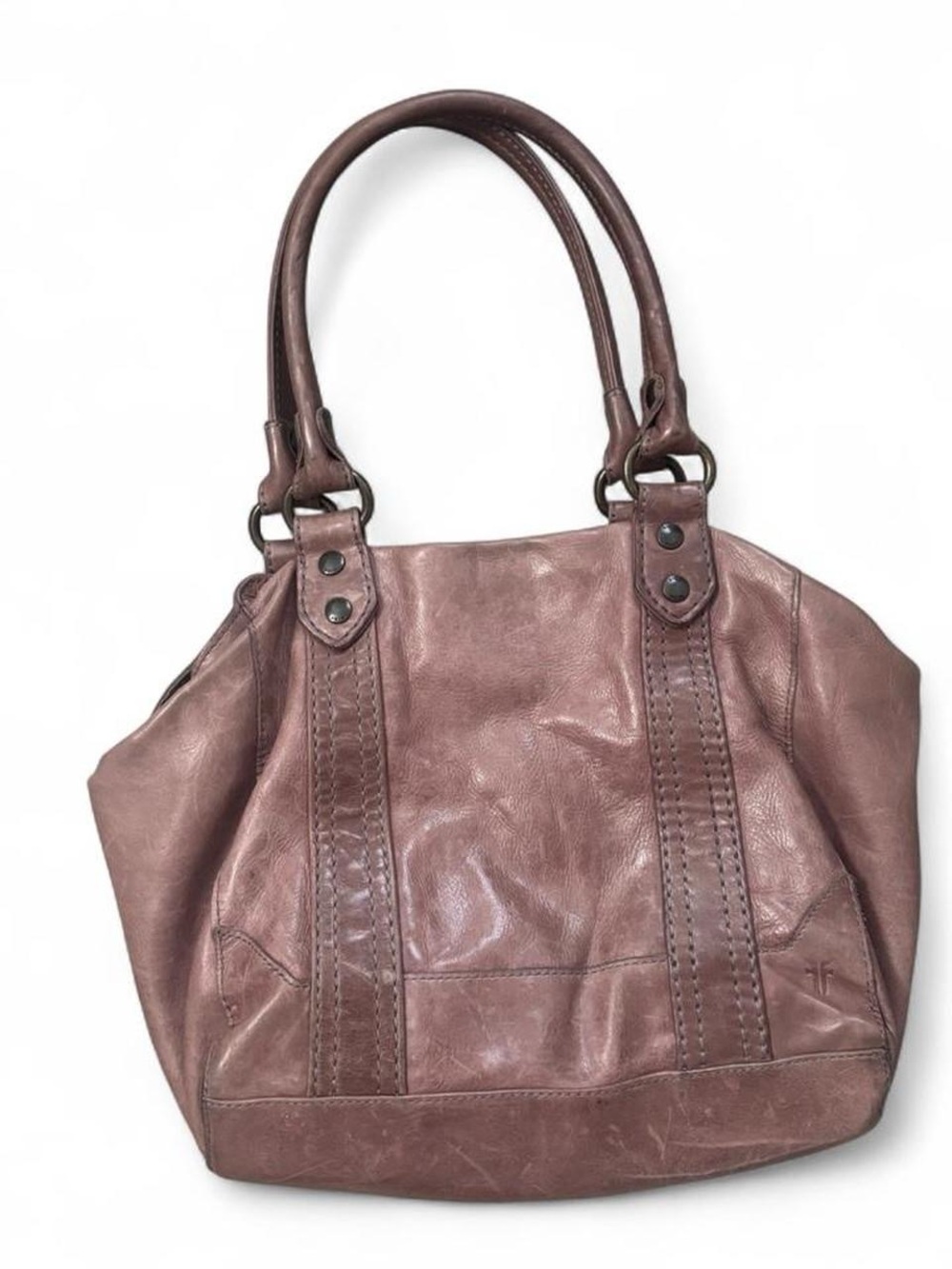 Frye Melissa Tote Bag Orchid Genuine Italian Leather